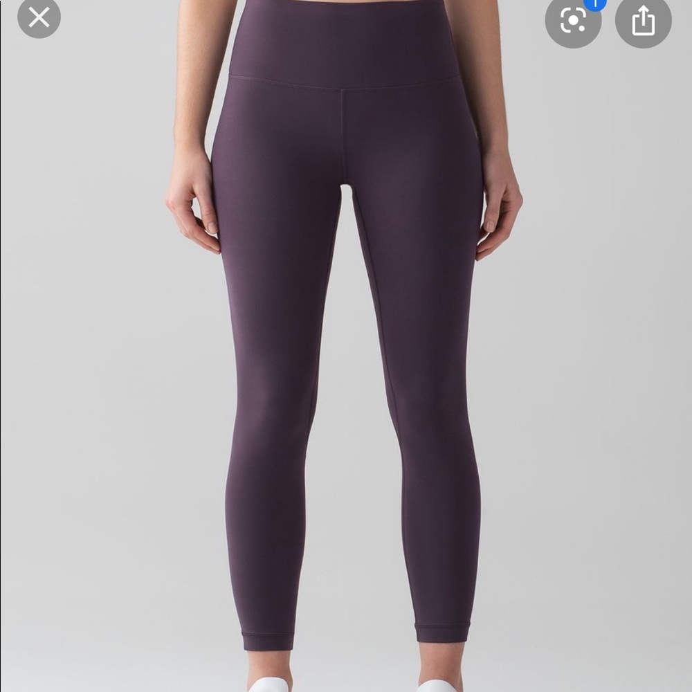 SOLD Lululemon align pant NWOT 4 black currant